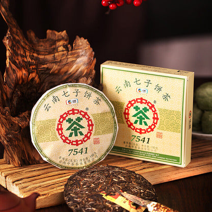 2021 CHINATEA 7541 Classic Puer Raw Puerh Tea ZhongCha Liushan Tea Boxed 150g