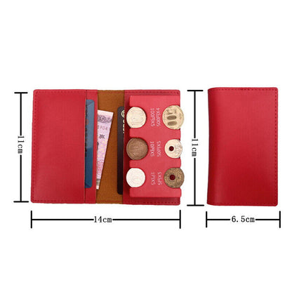 Thin Soft Style Wallets Coin Bag Coin clip Detachable 2-in-1 coin wallet
