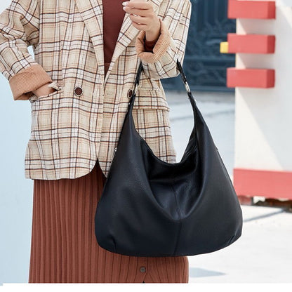 New Women's Faux Leather Shoulder Bag Vintage Tote Purse Casual Handbags