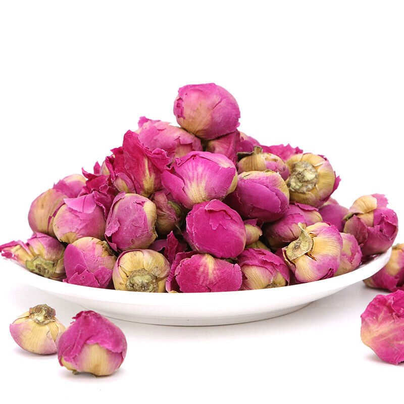 Paeonia Mu Dan Hua, a Chinese natural herbal tea with dried peony buds and flowers-