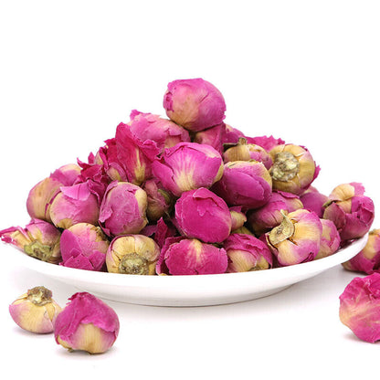 Paeonia Mu Dan Hua, a Chinese natural herbal tea with dried peony buds and flowers-