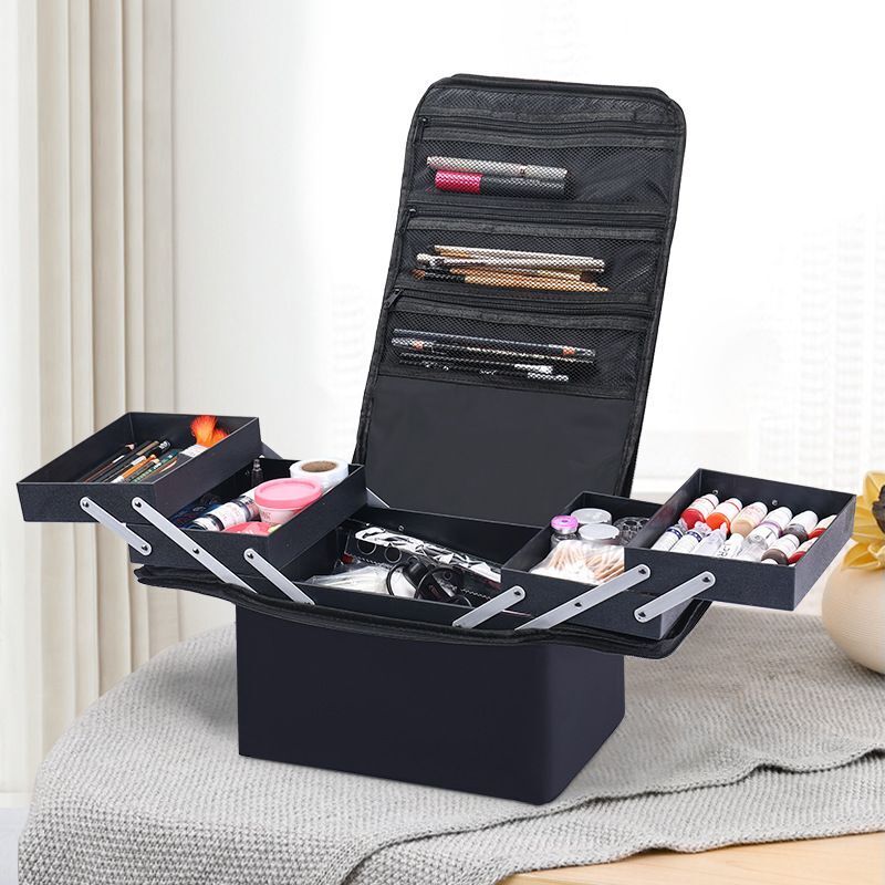 Cosmetic Bag Case Beauty Tool Bin Makeup Organizer Large Bag 20*26*28 CM Zipper