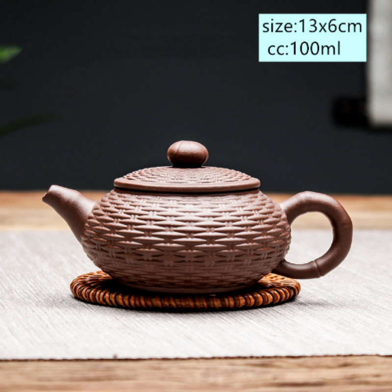 Kettle Handmade Tea Set Chinese Yixing Tea Pot Purple Clay Xishi Filter Teapot