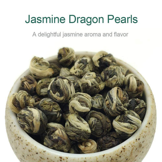 Jasmine Dragon Pearl Tea Jasmine Green Tea - Delightful Aroma 113g