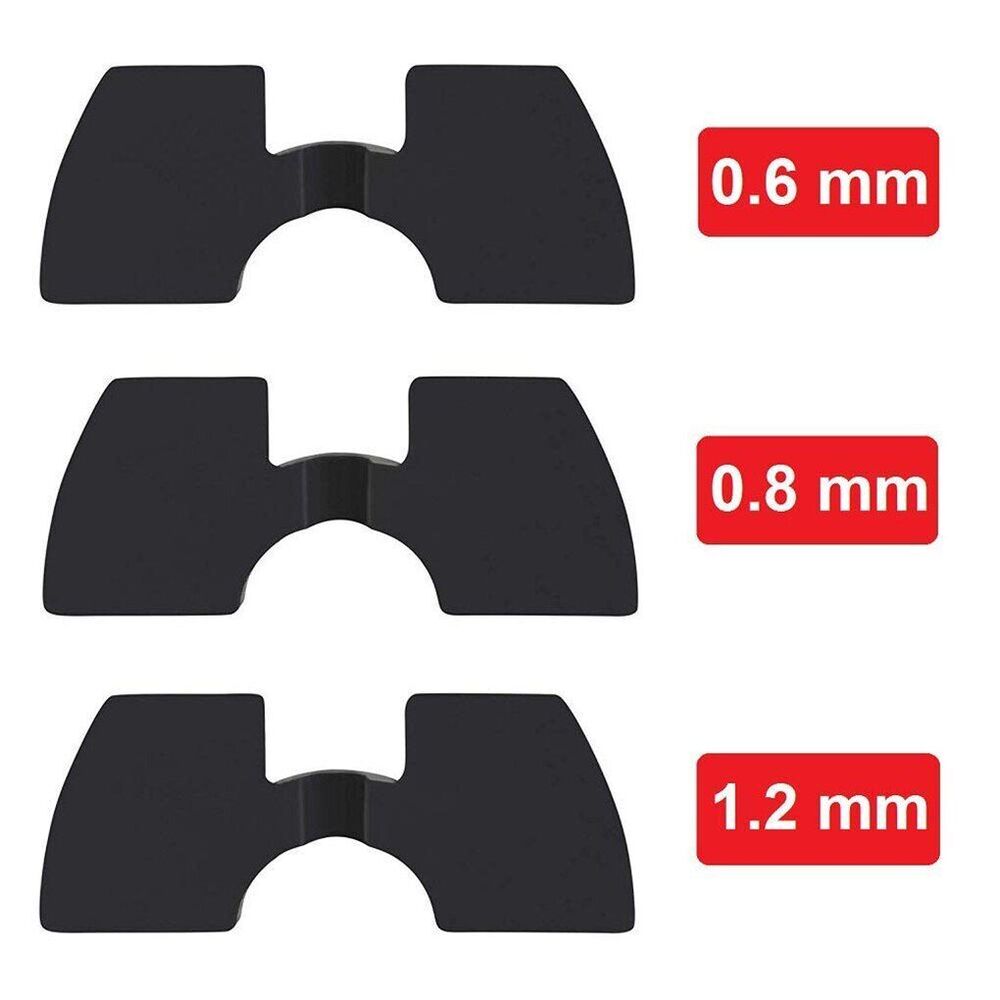 Replacement 3pcs/set Electric Scooter Shock Damp Vibration Pad 0.6/0.8/1.2mm Kit