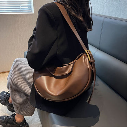 Crossbody Bags Luxury Handbags Solid Soft Shoulder Bags Travel Hobos Vintage 1PC