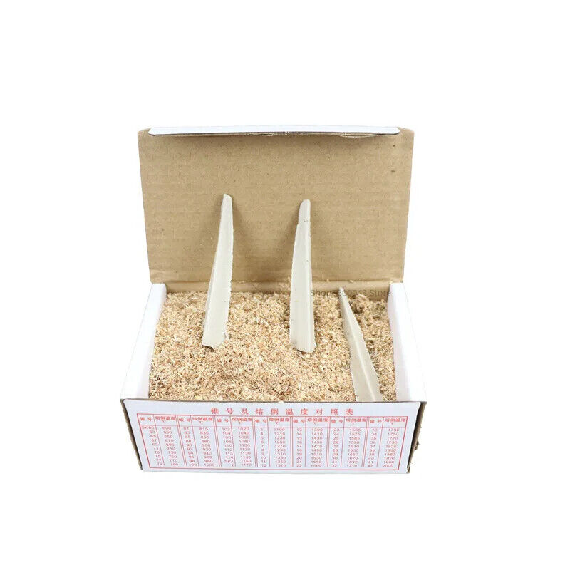 Pottery Tools Kiln Temperature Measurement Cone Ceramics Firing Refractory 35Pcs