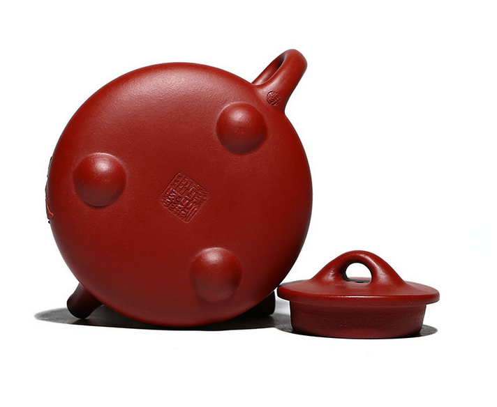 Chinese Yixing Zisha Clay Handmade Exquisite Teapot （馨香石瓢 底款：刘坤杰）