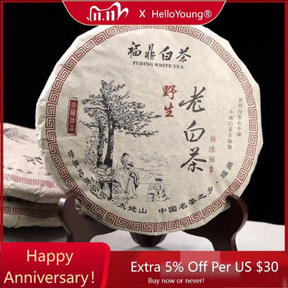 Fuding Shoumei Bai Mu Dan Ancient Ecology White Peony Craft Tea Cake 300g-