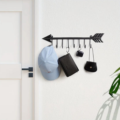 Wall Mounted Arrow Shaped Key Holder, Decorative Key Holder, Household Organizer