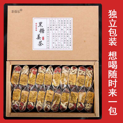 Brown Sugar Ginger and Jujube Tea 18.34 Ounces（520g) Red Dates, Wolfberry, Rose