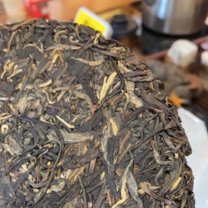 357g Yunnan Old Puerh Raw Tea 2005 Mengku Aged Raw Pu'er Tea Organic Pu-erh Tea