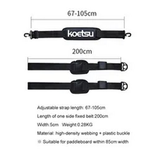 Portable Surfboard Shoulder Carry Sling Stand Up Paddle Board Carrier Adjustable