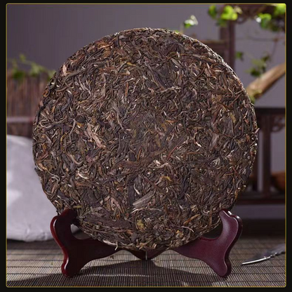 357g Yunnan Raw Green Tea Chinese Pu-erh Tea Cake Ancient Tree Puerh Black Tea