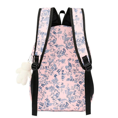 3pcs/set School Bag Backpacks Schoolbag Kids Children Girls Bag Student