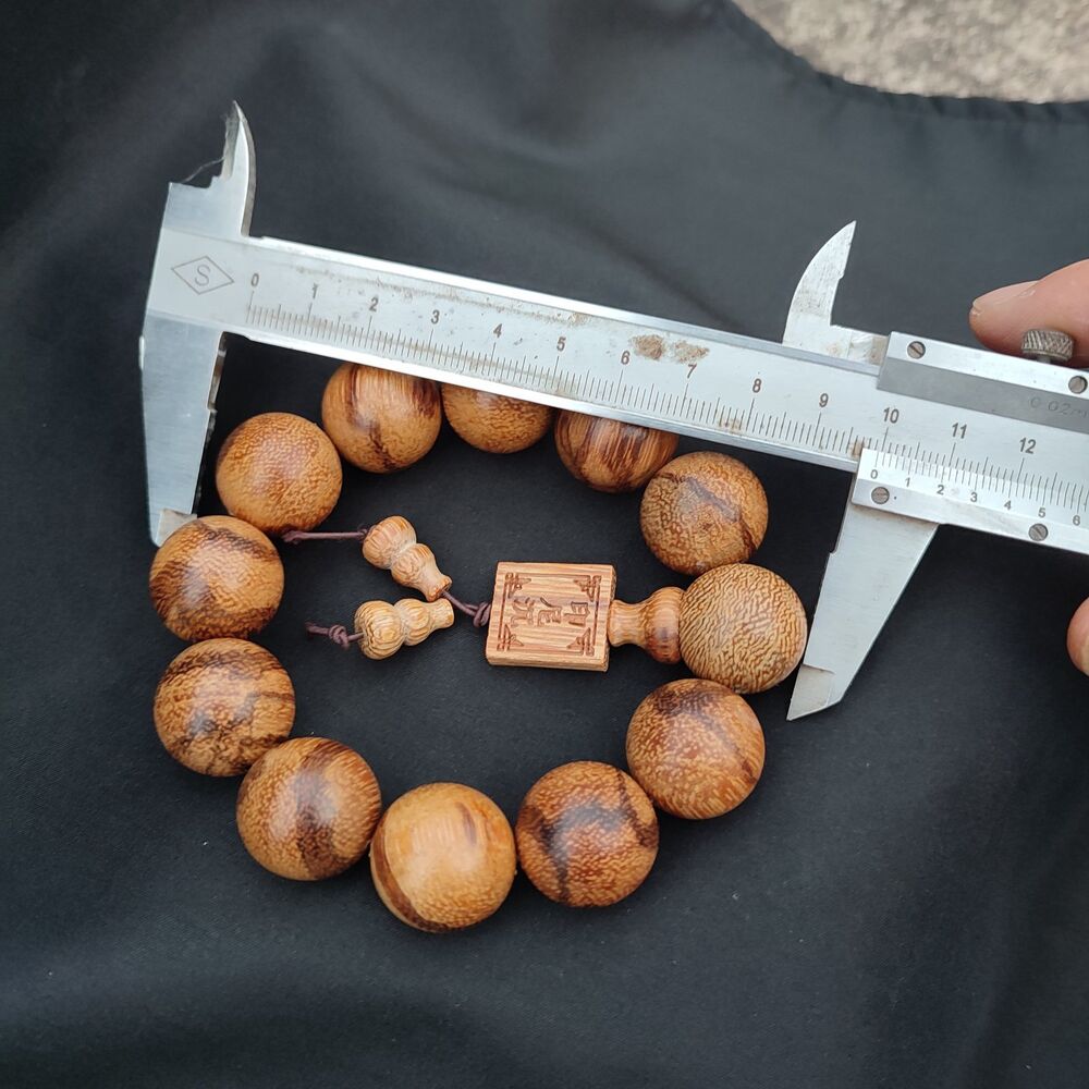 Vietnam Agarwood Hand String Wooden Bracelet Men Buddha Bead Gift Elastic Line