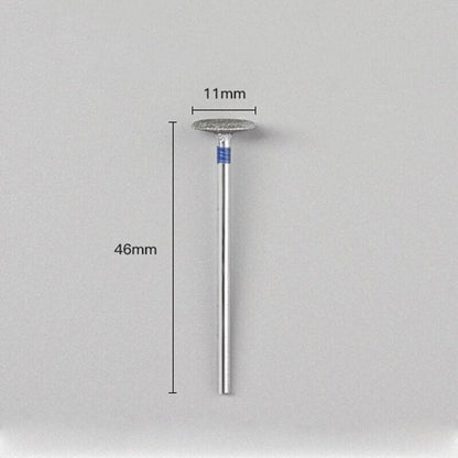 Nail Polishing Removal Head Stainless Steel Drill Bit T-Mill Grinder Too1 1x46mm
