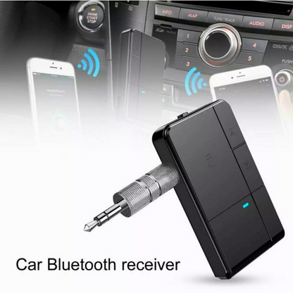 Bluetooth 5.0 Transmisor Receptor 2 en1 Adaptador de audio 3.5mm Aux Car 10Horas