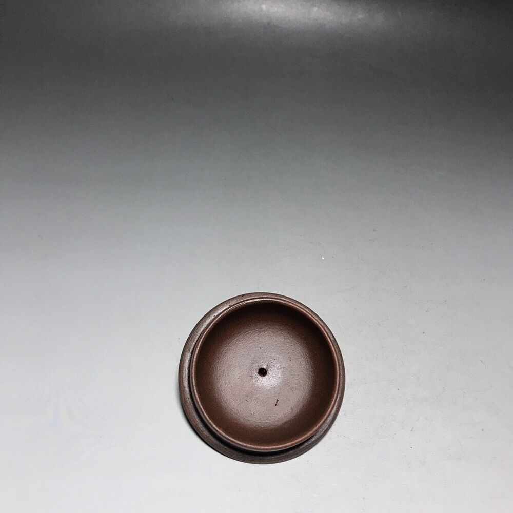 vintage chinese yixing purple clay teapot zisha ceremony carving Collectible art