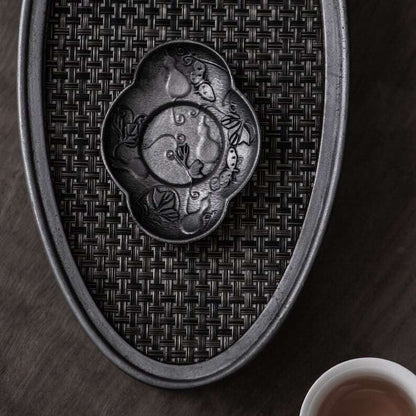 Metal Black Pewter Tea Coaster|Coffee Coasters|Tea Accessories
