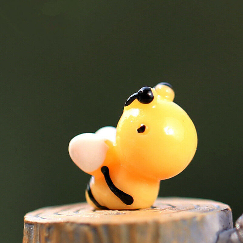 Moss Micro Landscape Deco Garden Deco Mini 8pcs Little Bee Decoration Supplies