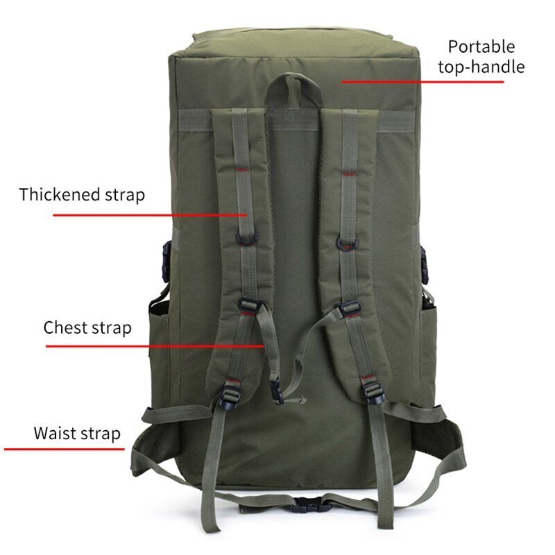 Men Hiking Bag Camping Backpack Army Travel Rucksack Tactical Bags Luggage Bag