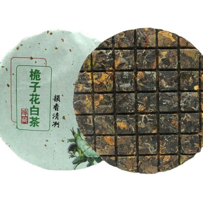 150g Top-Grade Shoumei Old White Tea 2013 Gardenia Hand Tearing White Tea Cake