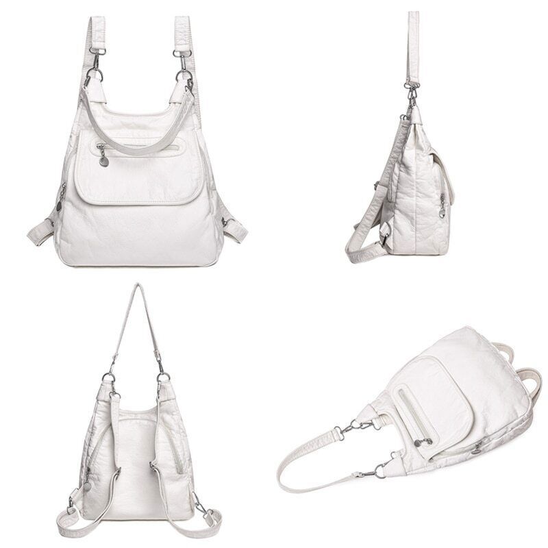 PU Leather Women's Backpack Shoulder Bags Ladies Travel Bag Pack