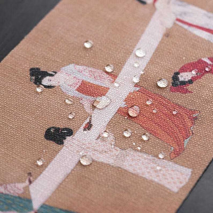 Chinese PVC Fiber Tea Mat|Chinese Table Runners|Table Runners|Tea Accessories