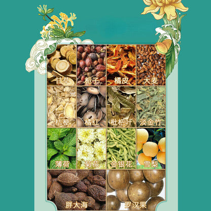 5g*24 Bags / Box Health Nourishing Throat Herbal Tea Pangdahai Loquat Pear Tea