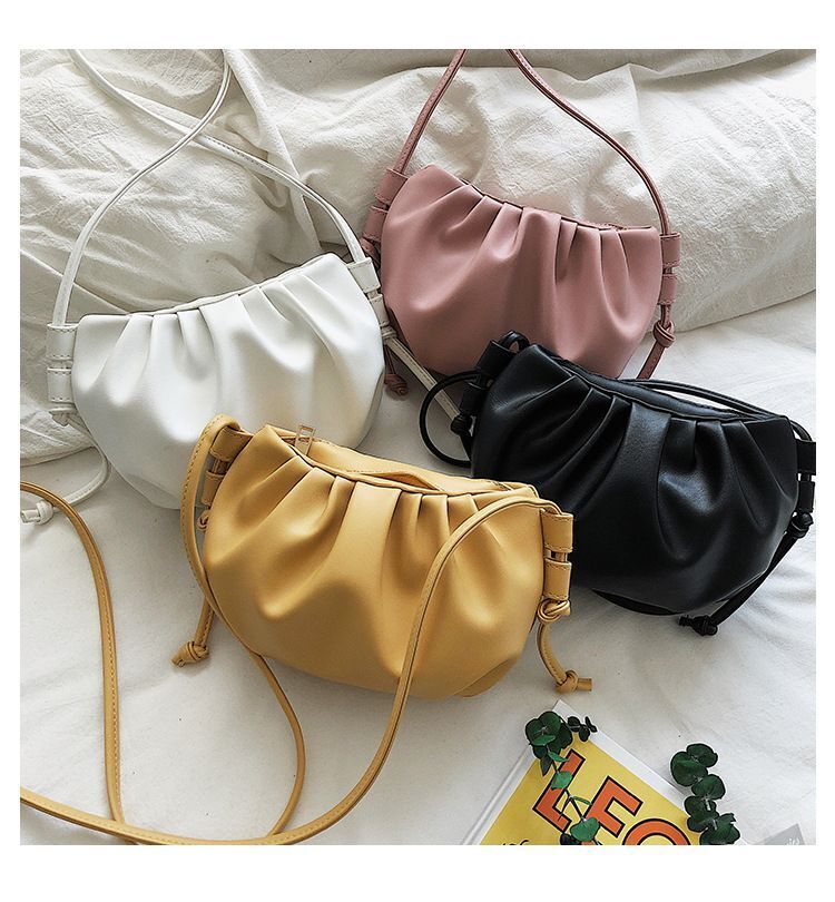 Retro Messenger Cloud Bag Crossbody Shoulder Tide Handbag Clutch Pouch Versatile