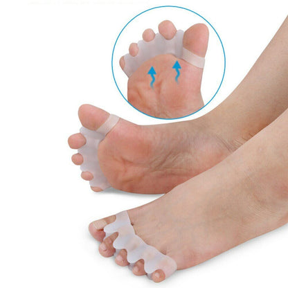 Silicone Foot Care Gel Bunion Protector Toe Separator Straightener Spreade 1Pair