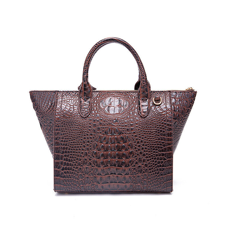 Women Patent Leather Crocodile Handbag Sling Satchel Tote Shoulder Bag Party Bag