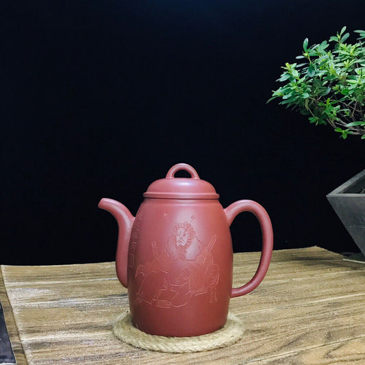 Chinese Yixing Zisha Clay Handmade Exquisite Teapot （高秦权 底款：顾景舟）