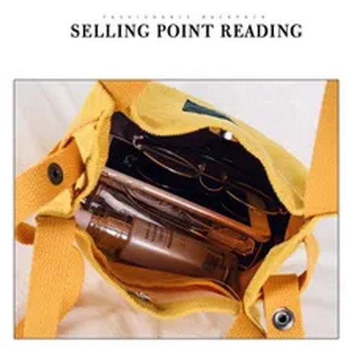 Retro Corduroy Canvas Simple Literary Shoulder Bucket Cloth Bag Purse 19*20*12CM