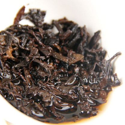 357g 2003 Iceland Tribute Tea Ripe Puer Tea Old Tree Golden Bud Shu Puerh