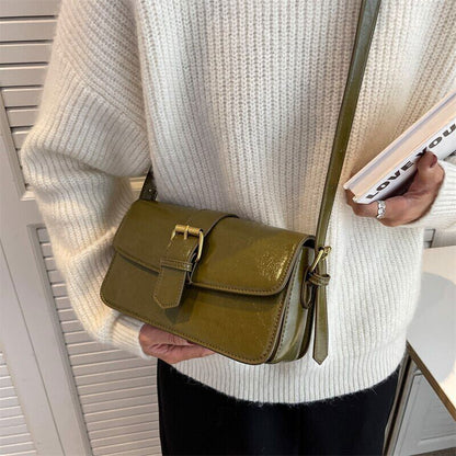 Crossbody Bags Women Pure Color Square Shoulder Messenger Bag