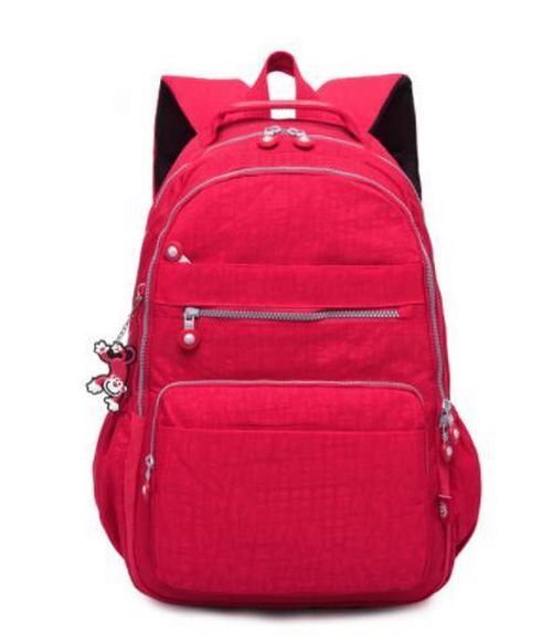 Backpack Anti-theft Waterproof School Bag Luxury Rucksack Nylon Purple/Pink/Blue
