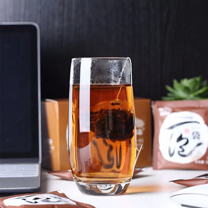 15Bags/Box Natural Lao Tong Zhi Ripe Puer Tea Bag Fast Brewing Haiwan Puer Tea
