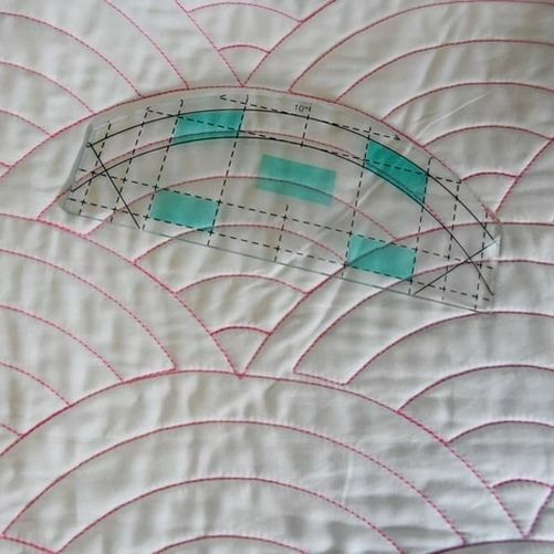 Quilting Ruler Free Motion Essentials Template Sewing Machine Template Patchwork