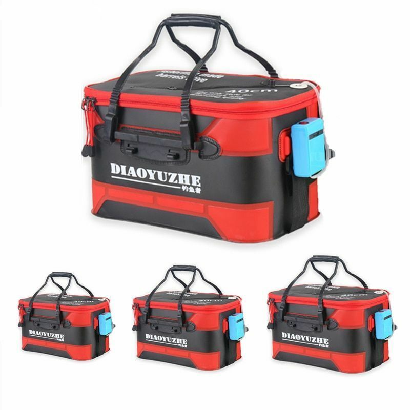 Fishing Bag Thicken Folding Bucket Portable Live Box Storage Outdoor Waterproof