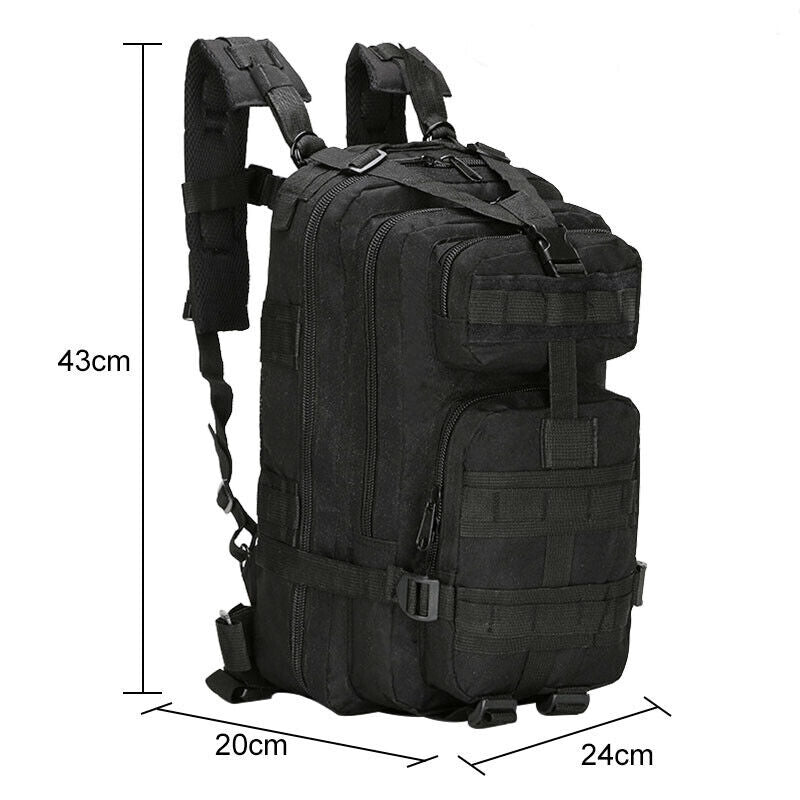 25L Military Rucksacks Tactical Assault Backpack 1000D Nylon Hunting Bag Sports