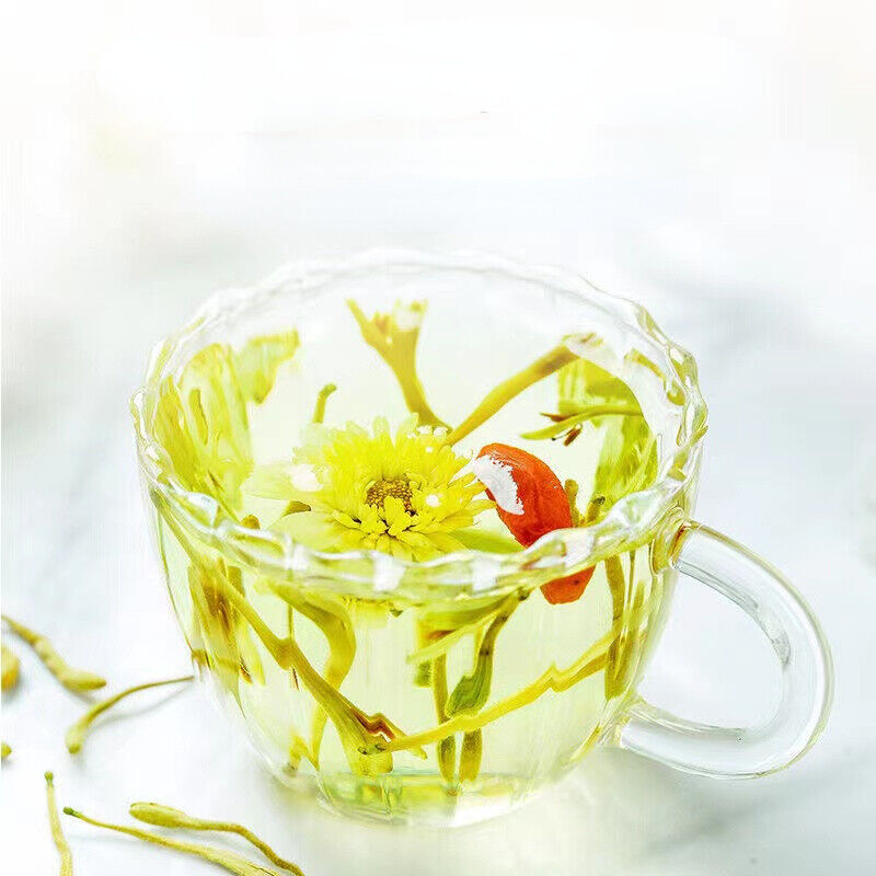 80g Chinese Herbal Flower Tea Honeysuckle Flower Tea Can Package Healthy Drink