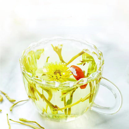 80g Chinese Herbal Flower Tea Honeysuckle Flower Tea Can Package Healthy Drink