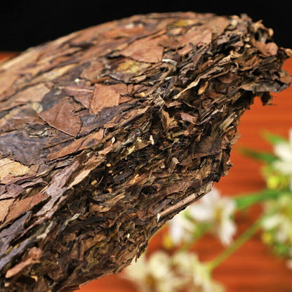350g High Mountain Bai Cha Cake Shou Mei Premuim Wild Aged White Tea Fuding
