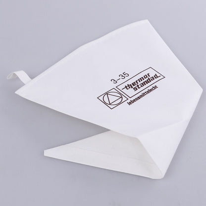 35cm Pastry Bag Cookie Icing Piping Bag Re-useable Cotton Cloth Pastry TNDAAh^ss