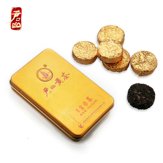 Hunan Junshan Huang Cha Jun Shan Mini Gold Coin Cake China Yellow Tea 30g Box