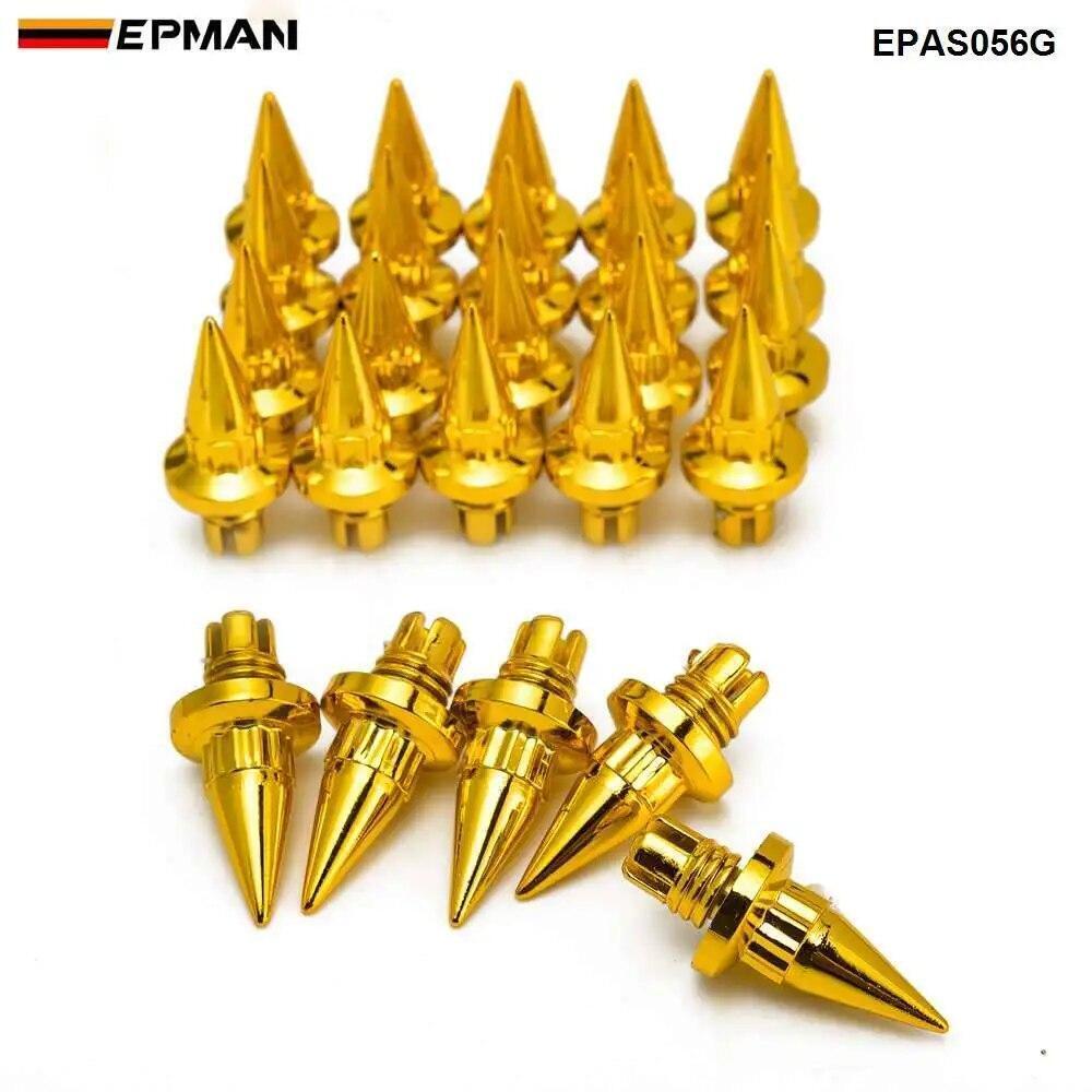 Car Plastic Wheel Cap 25pcs Tires Rim Spike Rivets Nuts Lip Screw Bolt Accessory