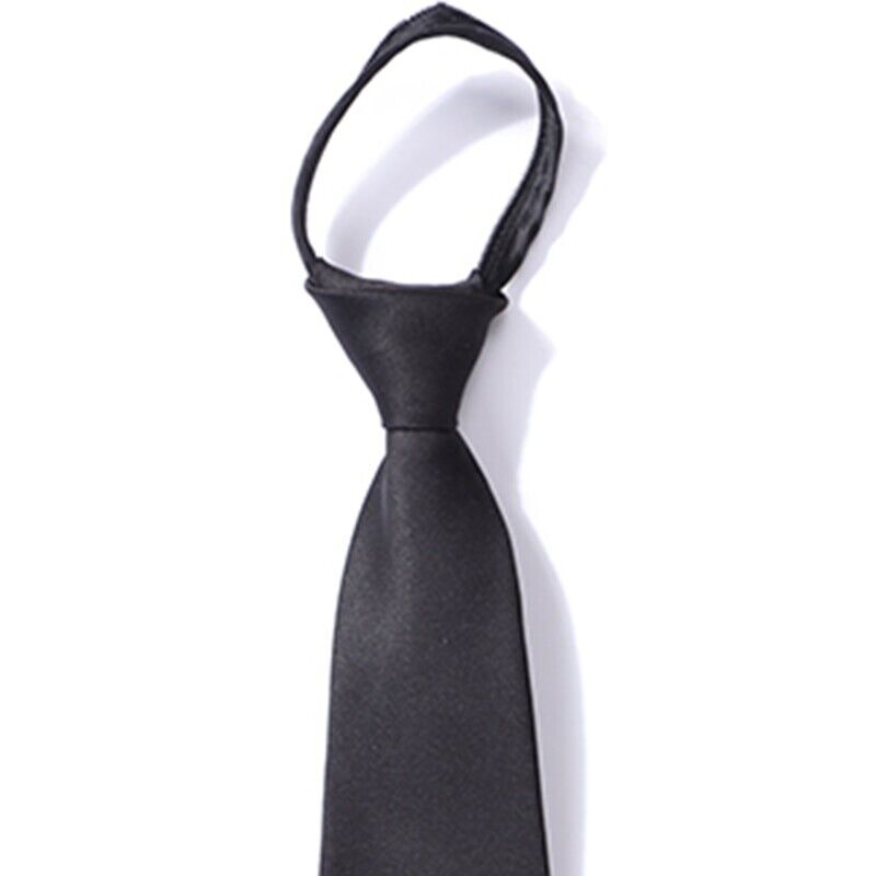 Adult Zipper Neck Tie Halloween Anime Costumes Steampunk Gothic 8x44cm Polyester