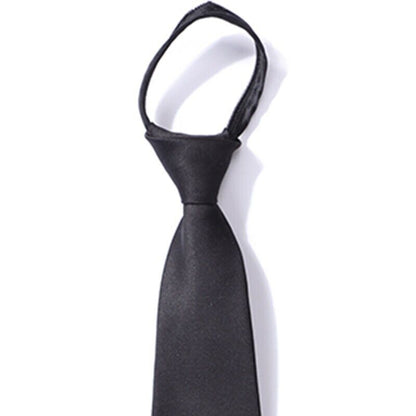Adult Zipper Neck Tie Halloween Anime Costumes Steampunk Gothic 8x44cm Polyester